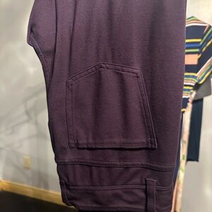 Maurices Skinny Jumpsuit Pants in Deep Plum